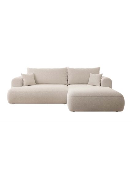 Kampinė sofa Oven, smėlio (boucle)