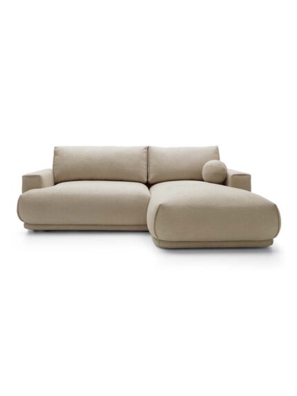 Kampinė sofa Divel, smėlio