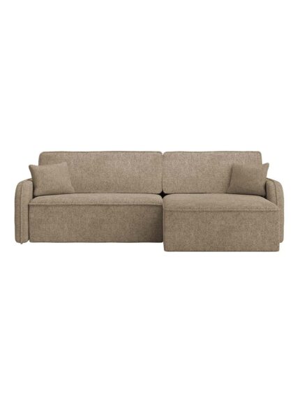 Kampinė sofa Paret, šviesiai ruda