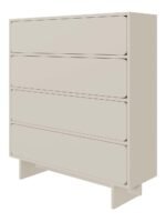 4 stalčių komoda Gazi, smėlio - Image 7