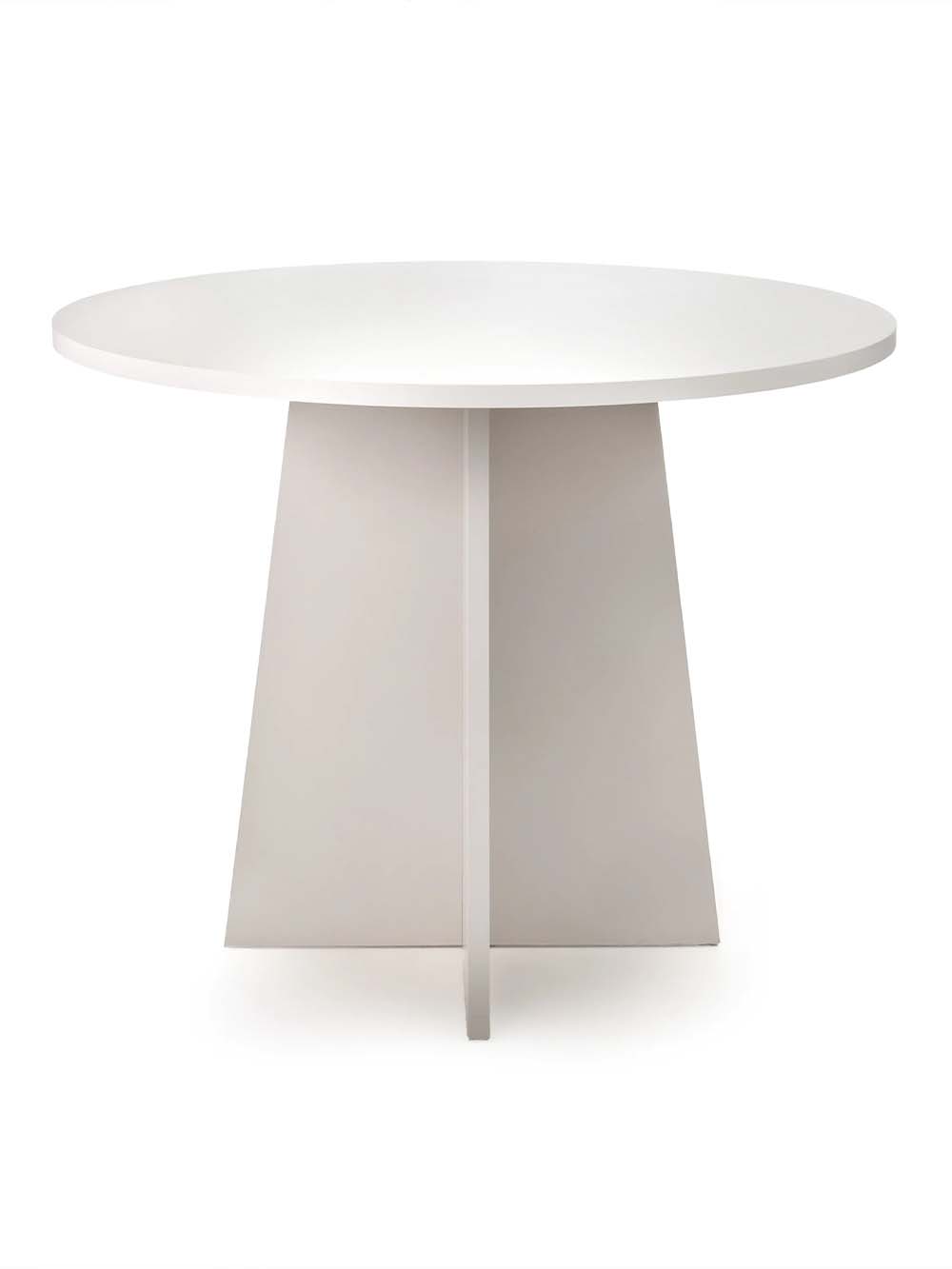 Apvalus valgomojo stalas Merlot, smėlio