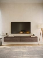 Pakabinama TV komoda Demi, 200 cm, riešuto - Image 2