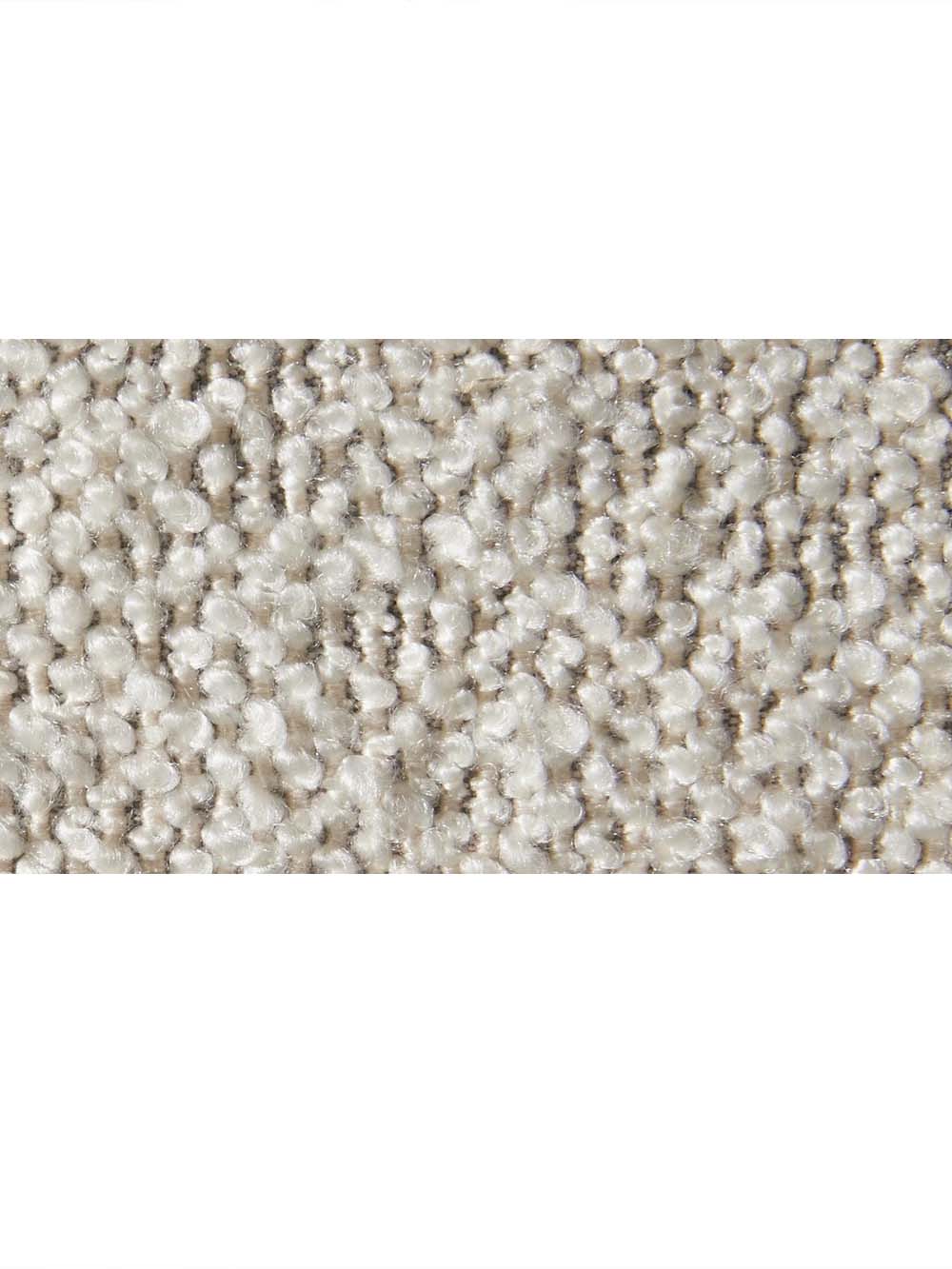 Valgomojo kėdė Nolia, pieno baltumo boucle, juodos kojelės11