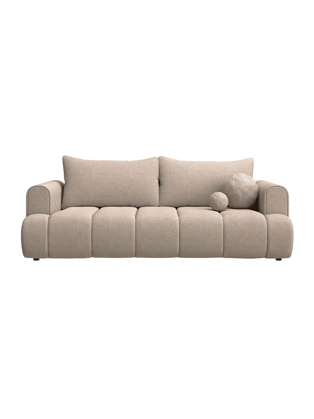 dandy-trievietė sofa lova-smėlio šenilas-REDAGUOTA-1