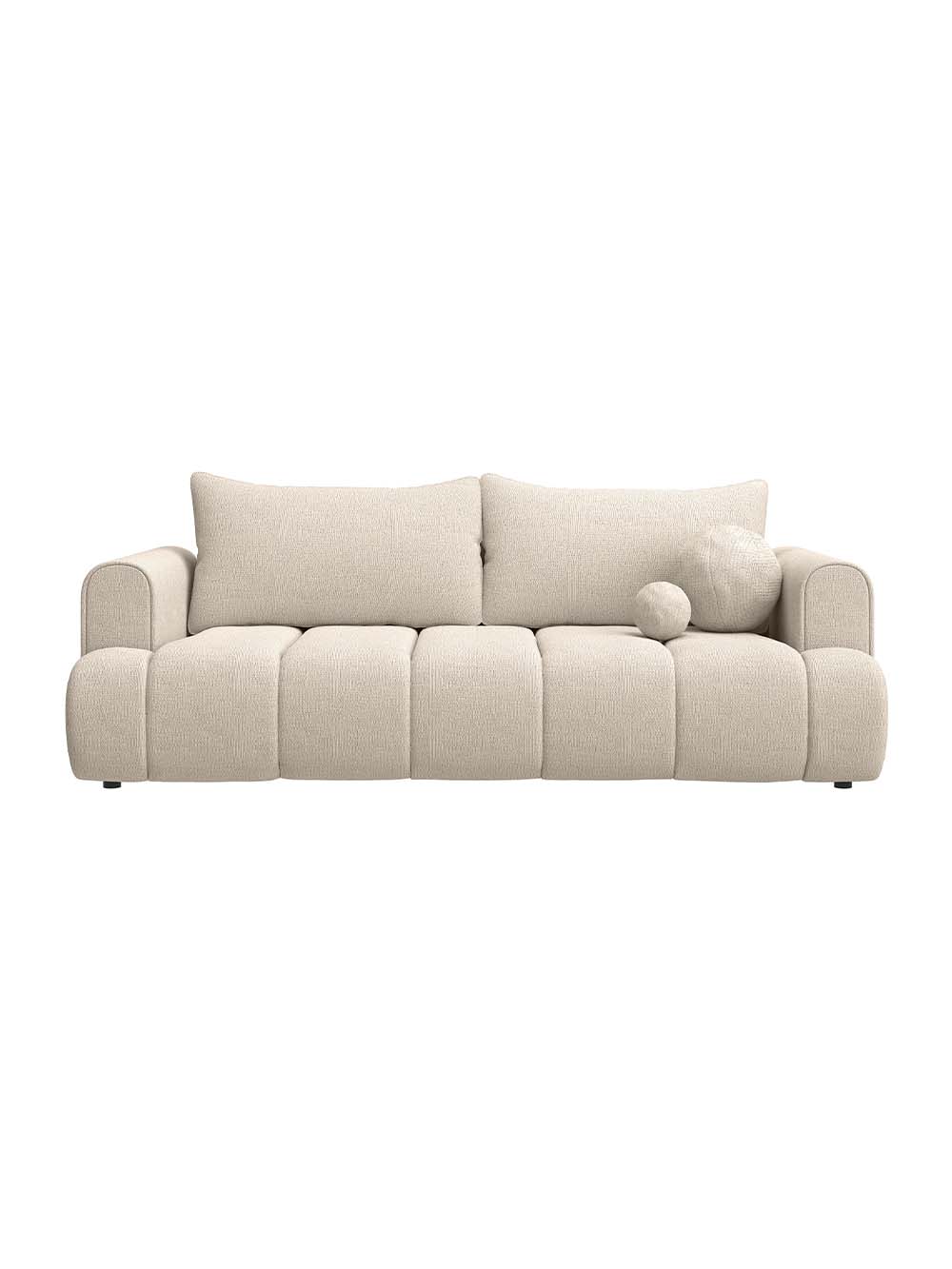 dandy-trievietė sofa lova-šviesaus smėlio šenilas-REDAGUOTA-1