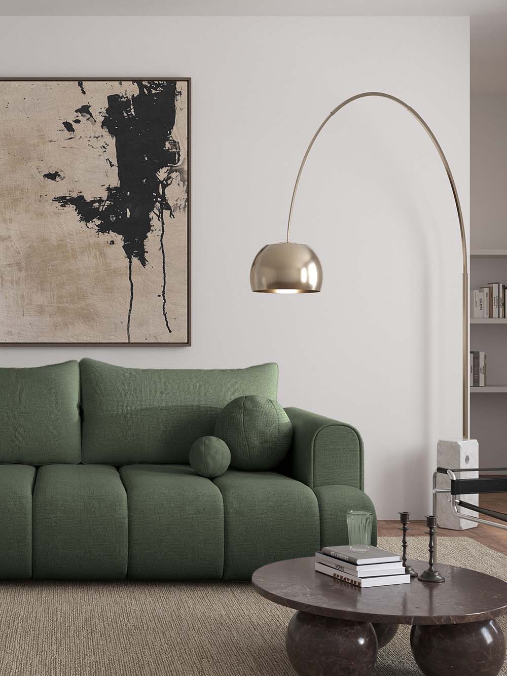 dandy-trievietė sofa lova-žalios spalvos šenilas-REDAGUOTA-3