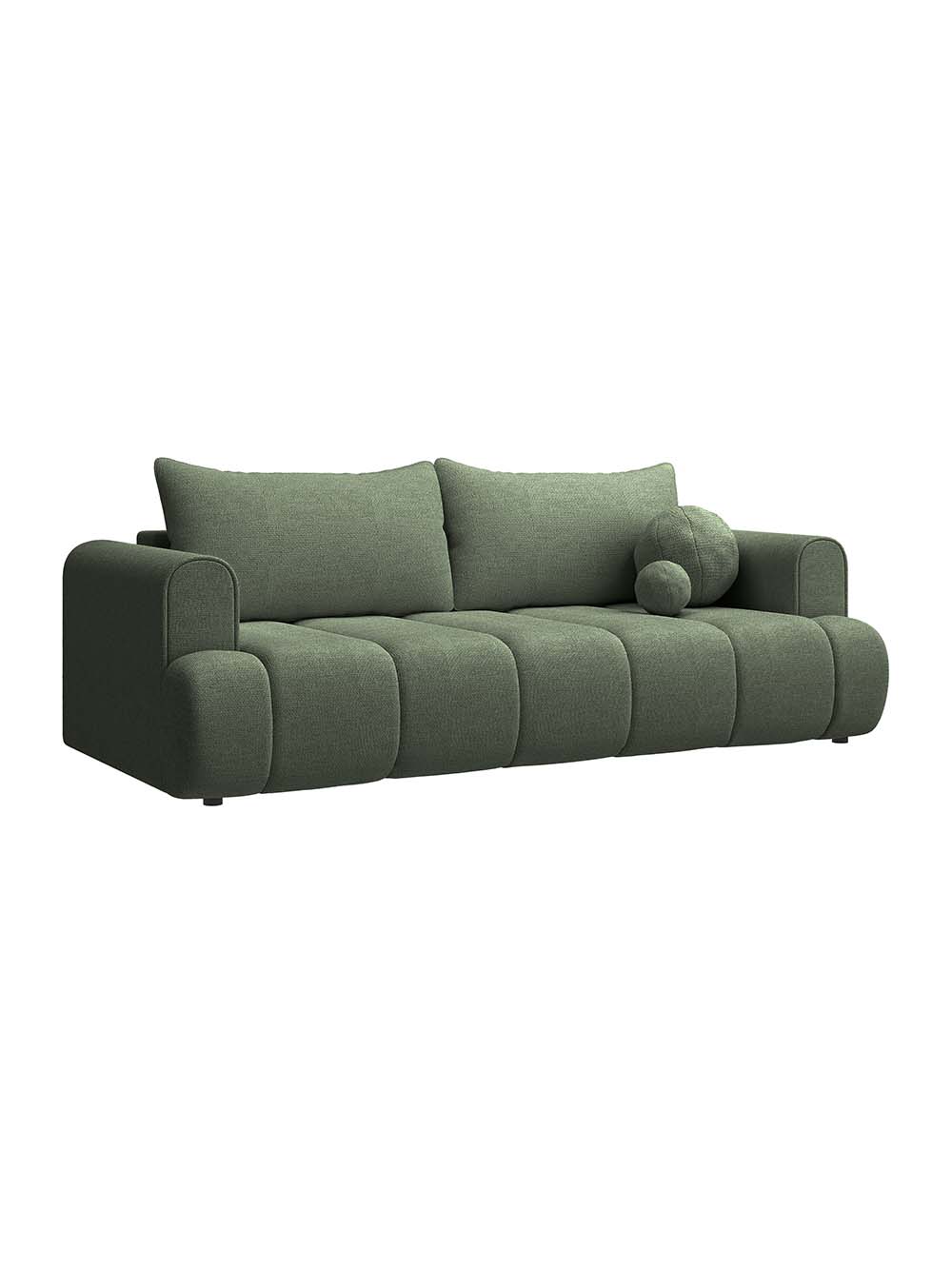 dandy-trievietė sofa lova-žalios spalvos šenilas-REDAGUOTA-6