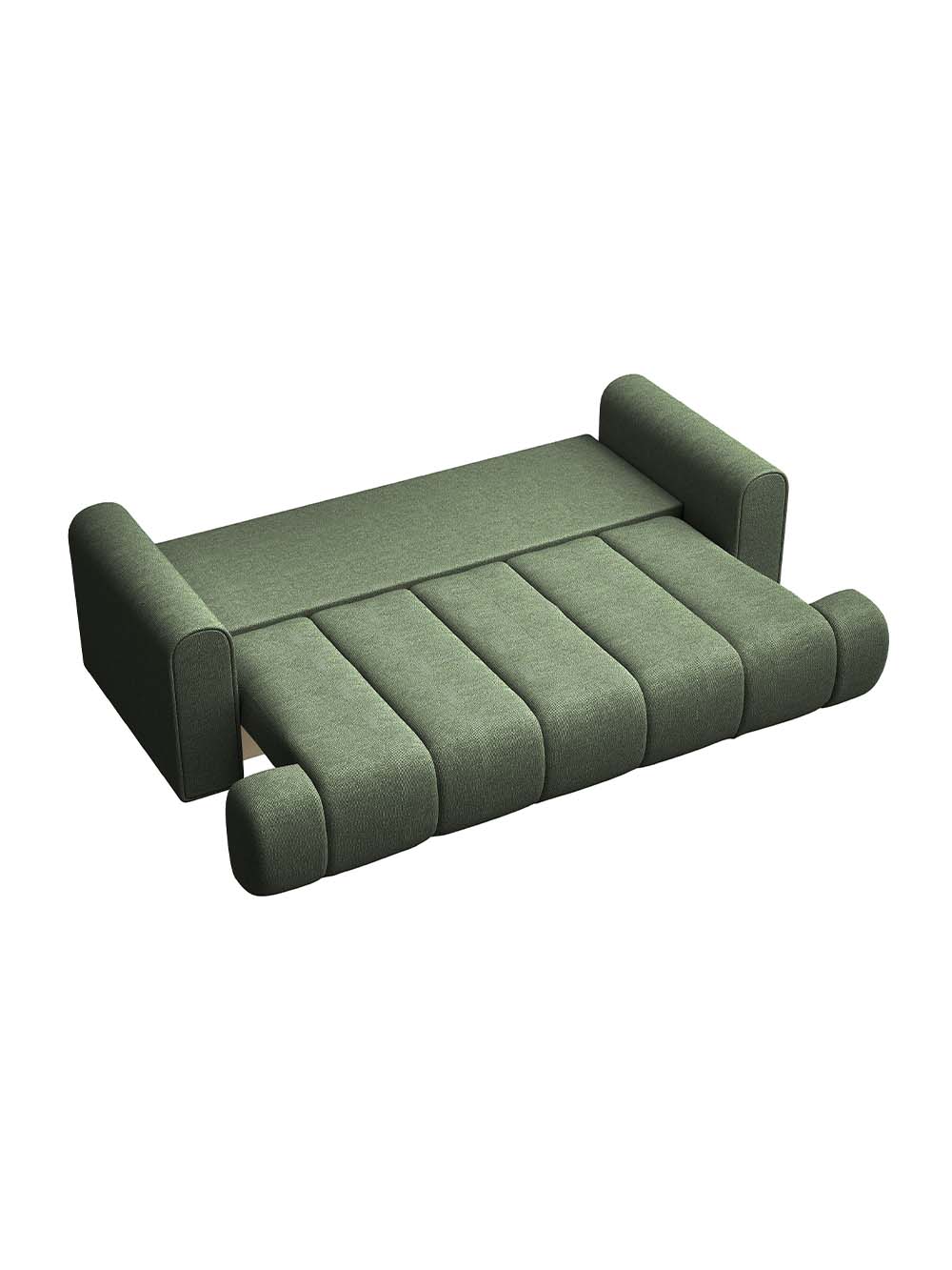 dandy-trievietė sofa lova-žalios spalvos šenilas-REDAGUOTA-8