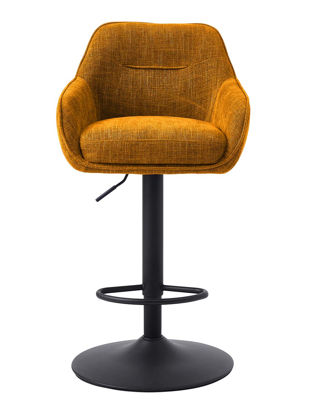 Pasukama baro kėdė Zare, juoda.rudai oranžinė, šenilas1