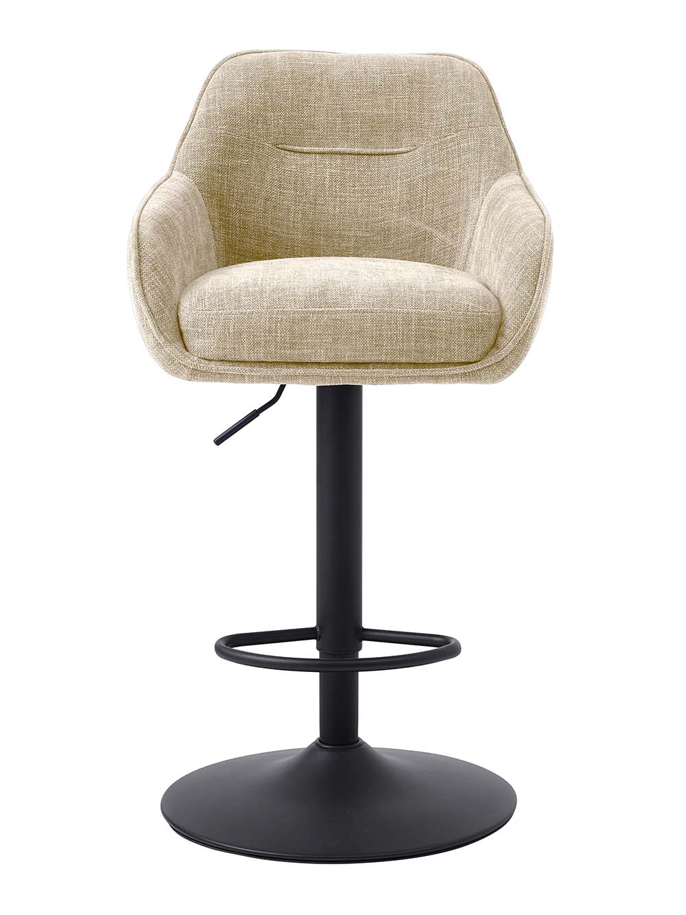 Pasukama baro kėdė Zare, juoda.smėlio, šenilas