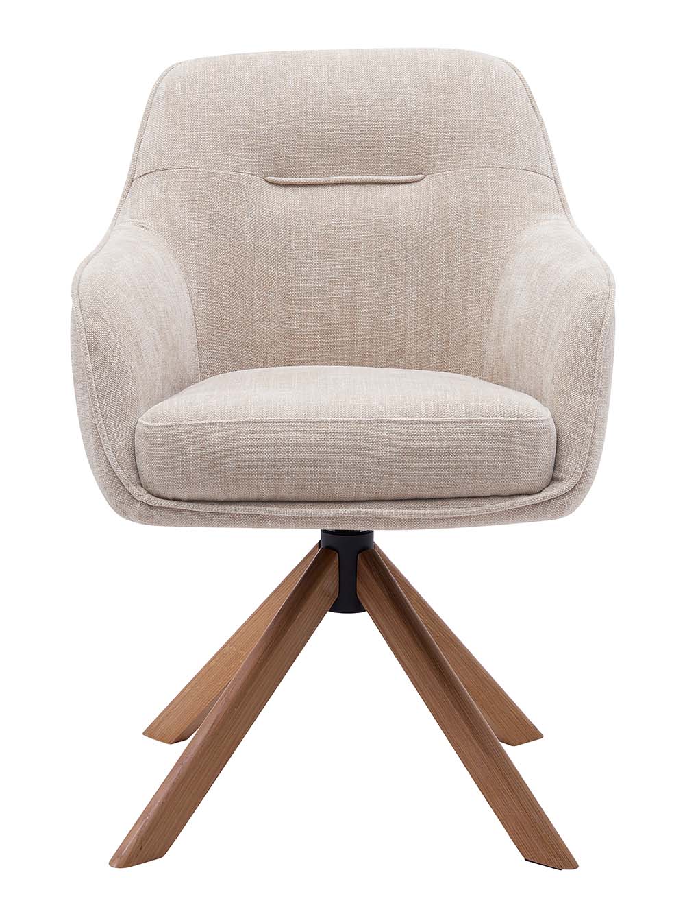 Pasukama valgomojo kėdė Zare, natūralaus ąžuolo.smėlio, šenilas1