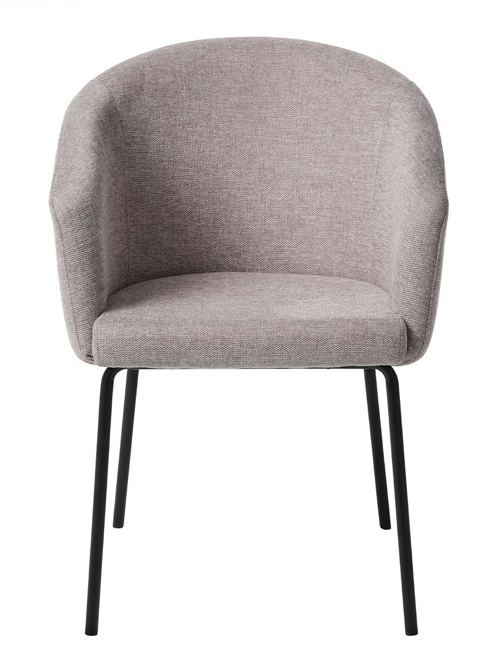 Valgomojo kėdė Eston, juoda.šviesiai pilka3