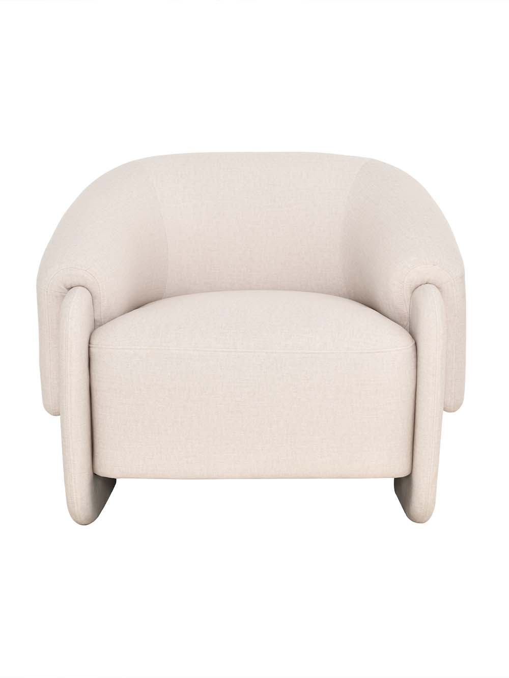 Fotelis Lumo, kreminis3