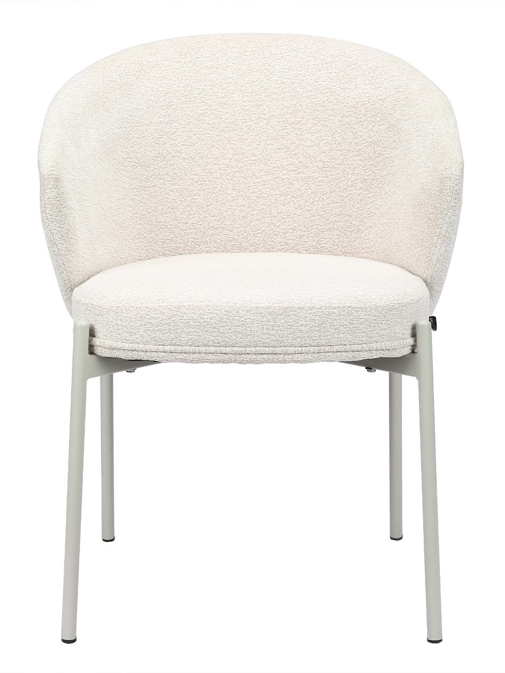 Valgomojo kėdė Aston, smėlio, šenilas1