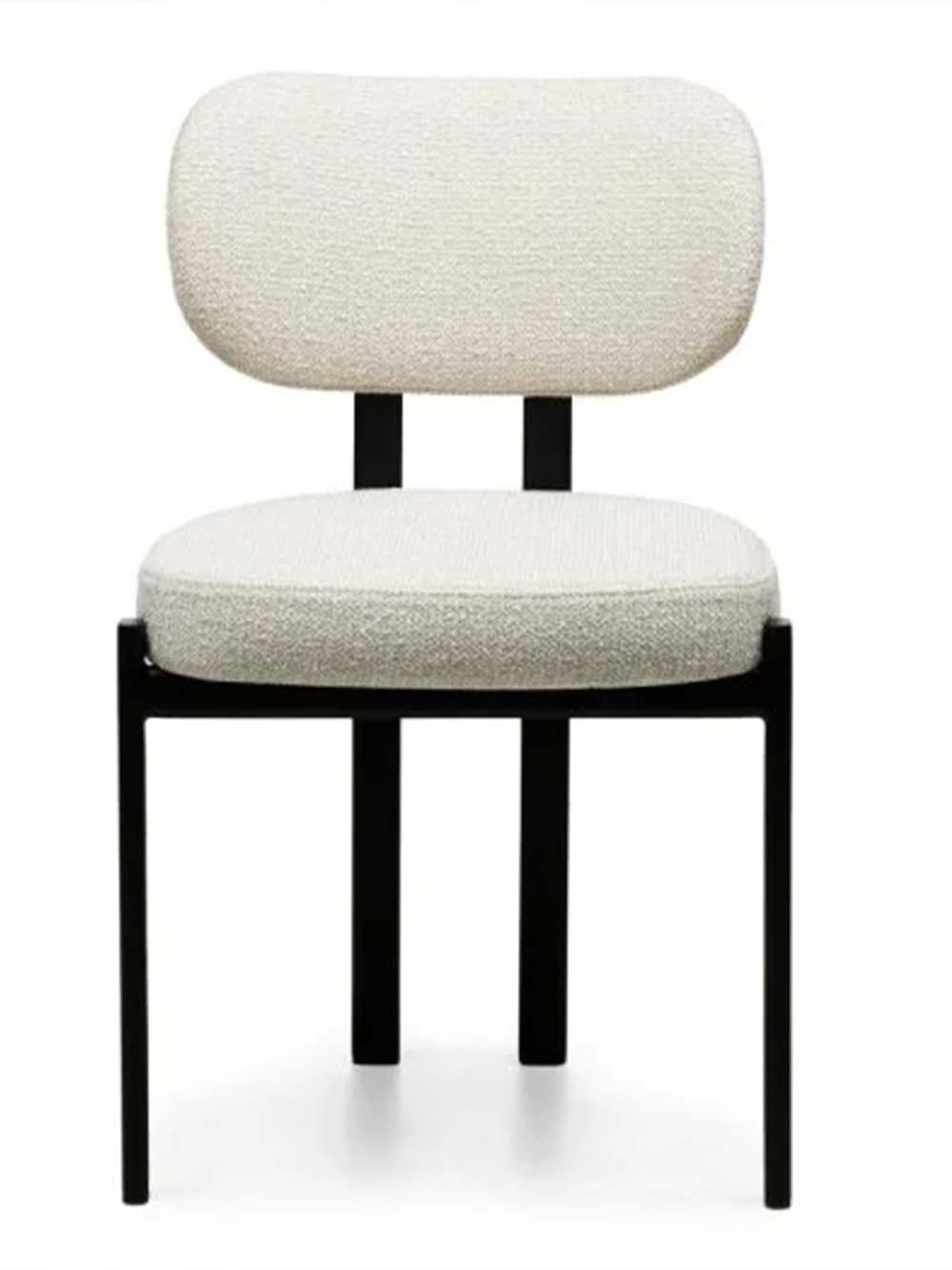 Valgomojo kėdė Kiren, juodašviesaus smėlio3