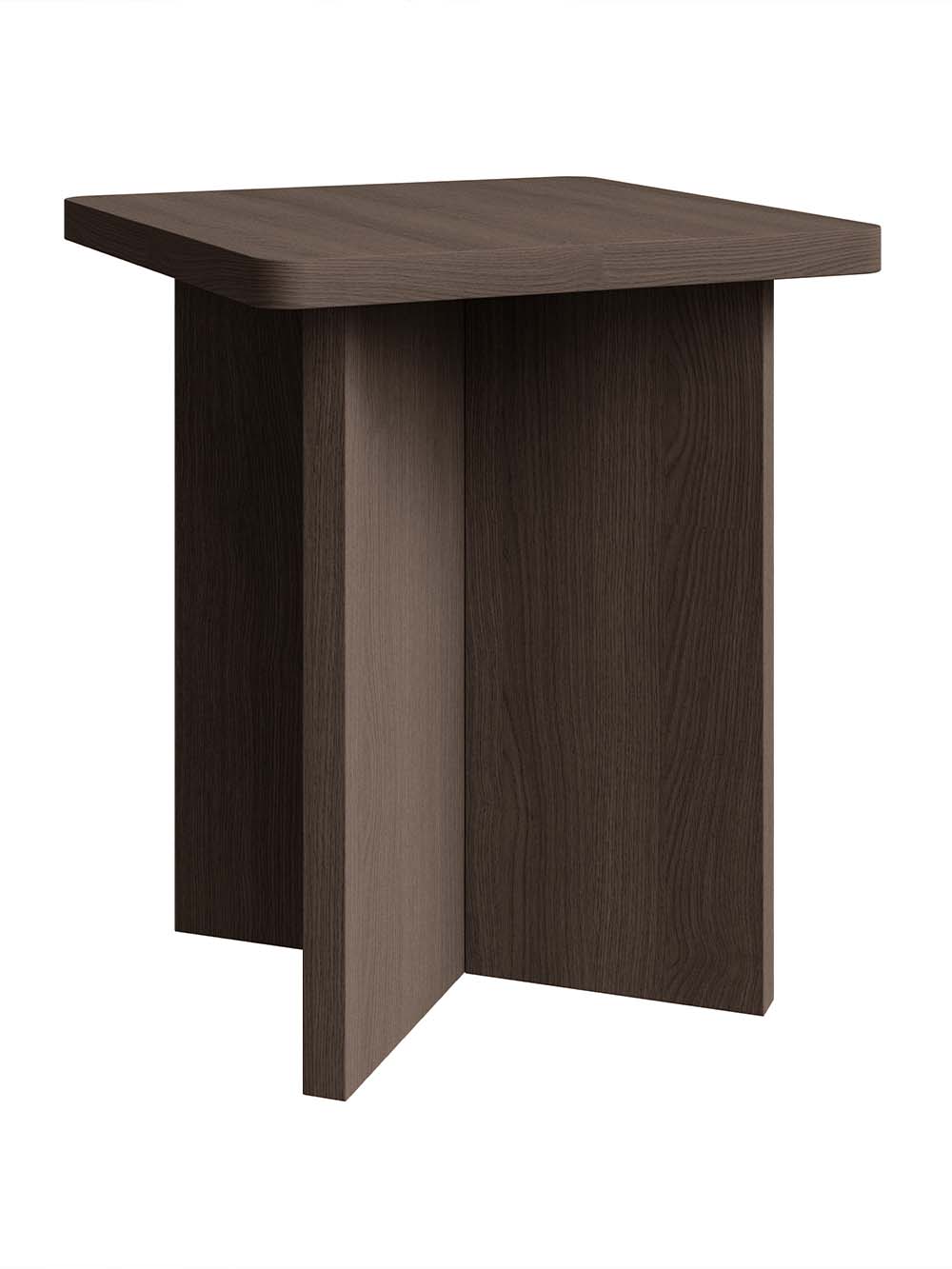 Šoninis staliukas Mars, 42 cm, rudas uosis