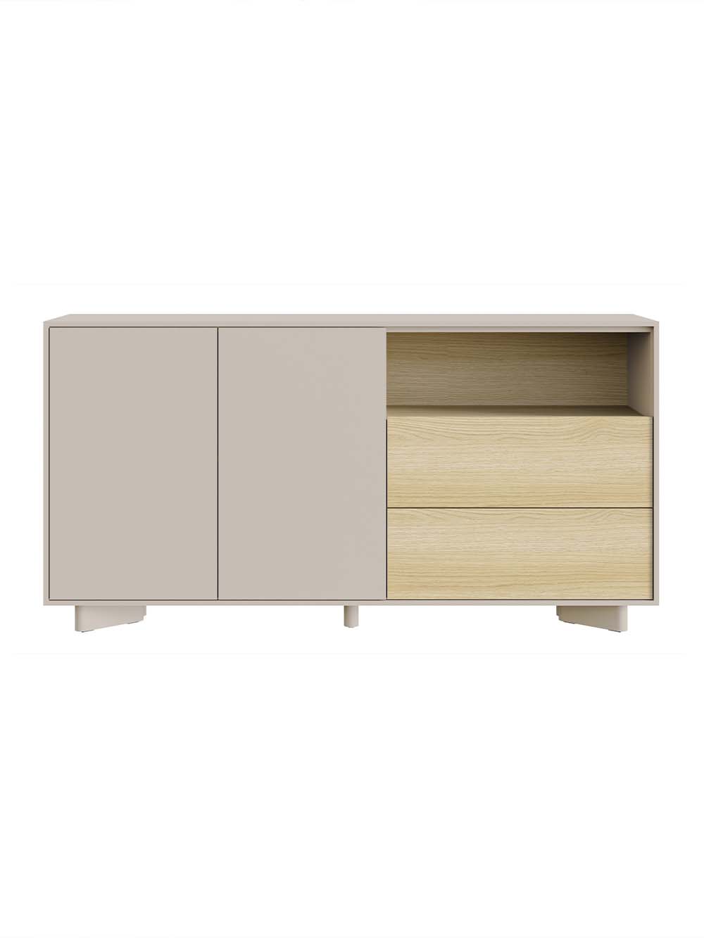 TV komoda Diso 156 cm, kašmyro,ąžuolo2