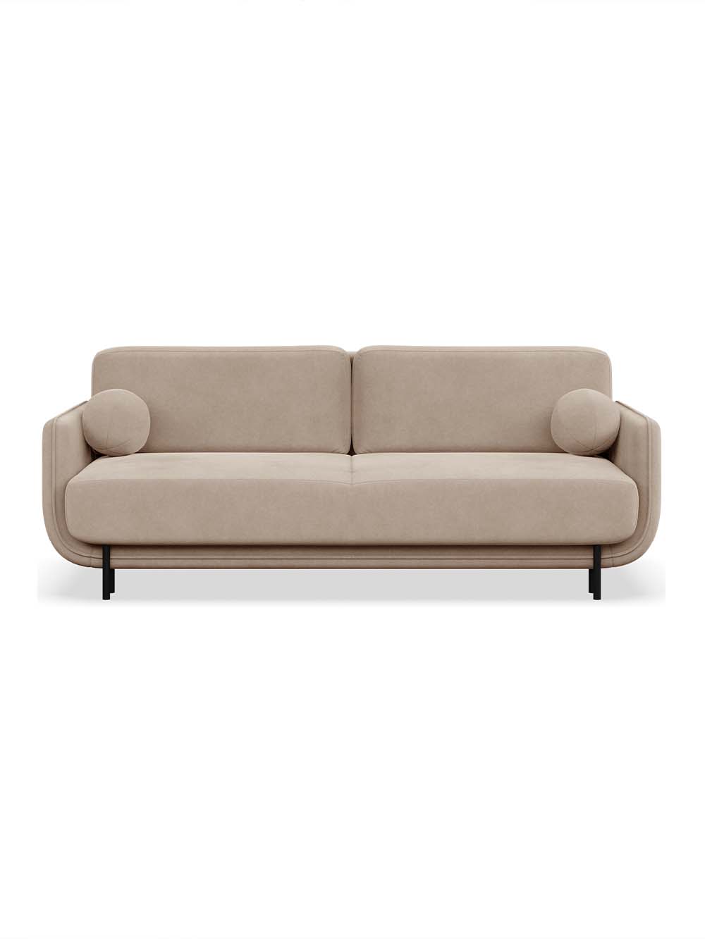 Trivietė sofa Songo, smėlio, veliūras5