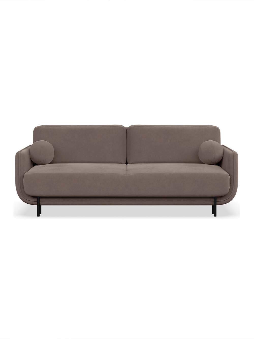 Trivietė sofa Songo, šviesiai ruda, veliūras