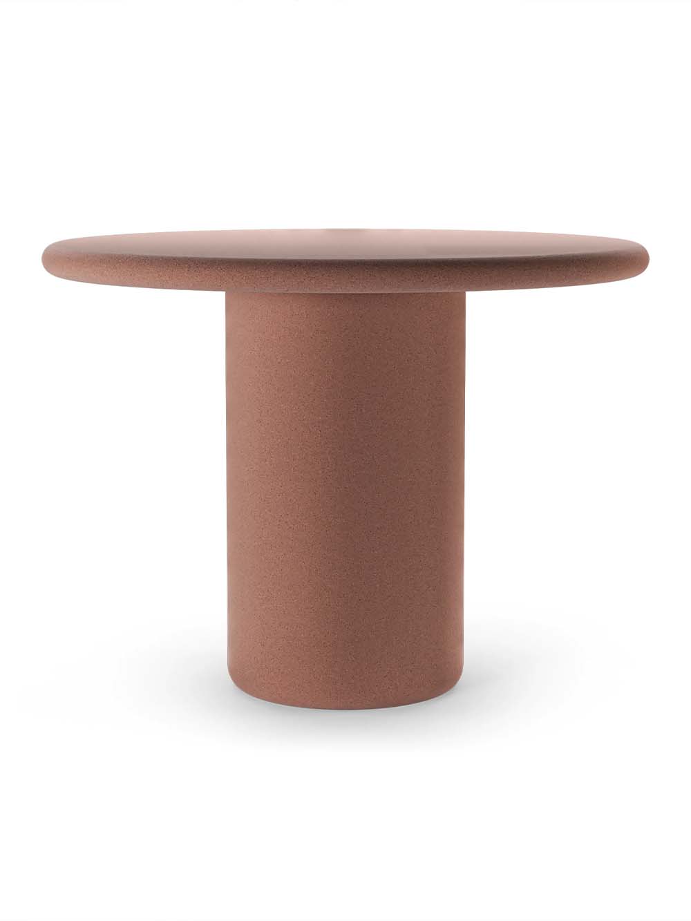 Apvalus lauko stalas Vibo, 100 cm, terakotos2