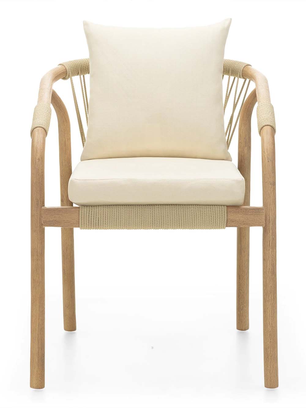 Lauko kėdė Rogo, šviesios akacijos.smėlio