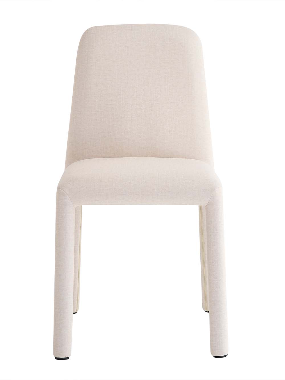 Valgomojo kėdės Orielle, kreminė, veliūras