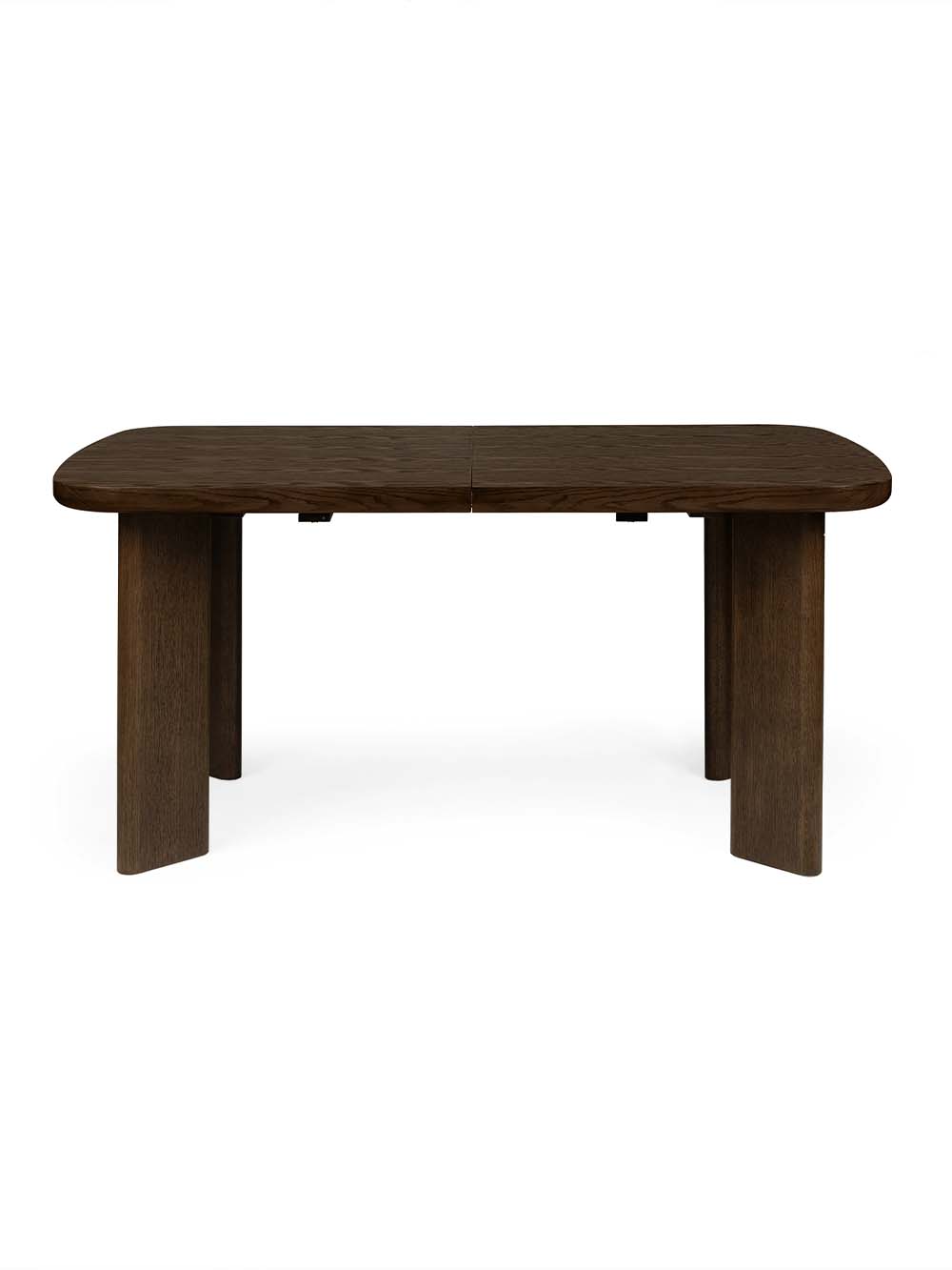 Išskleidžiamas valgomojo stalas Aveiro, 160-200 cm, tamsaus ąžuolo