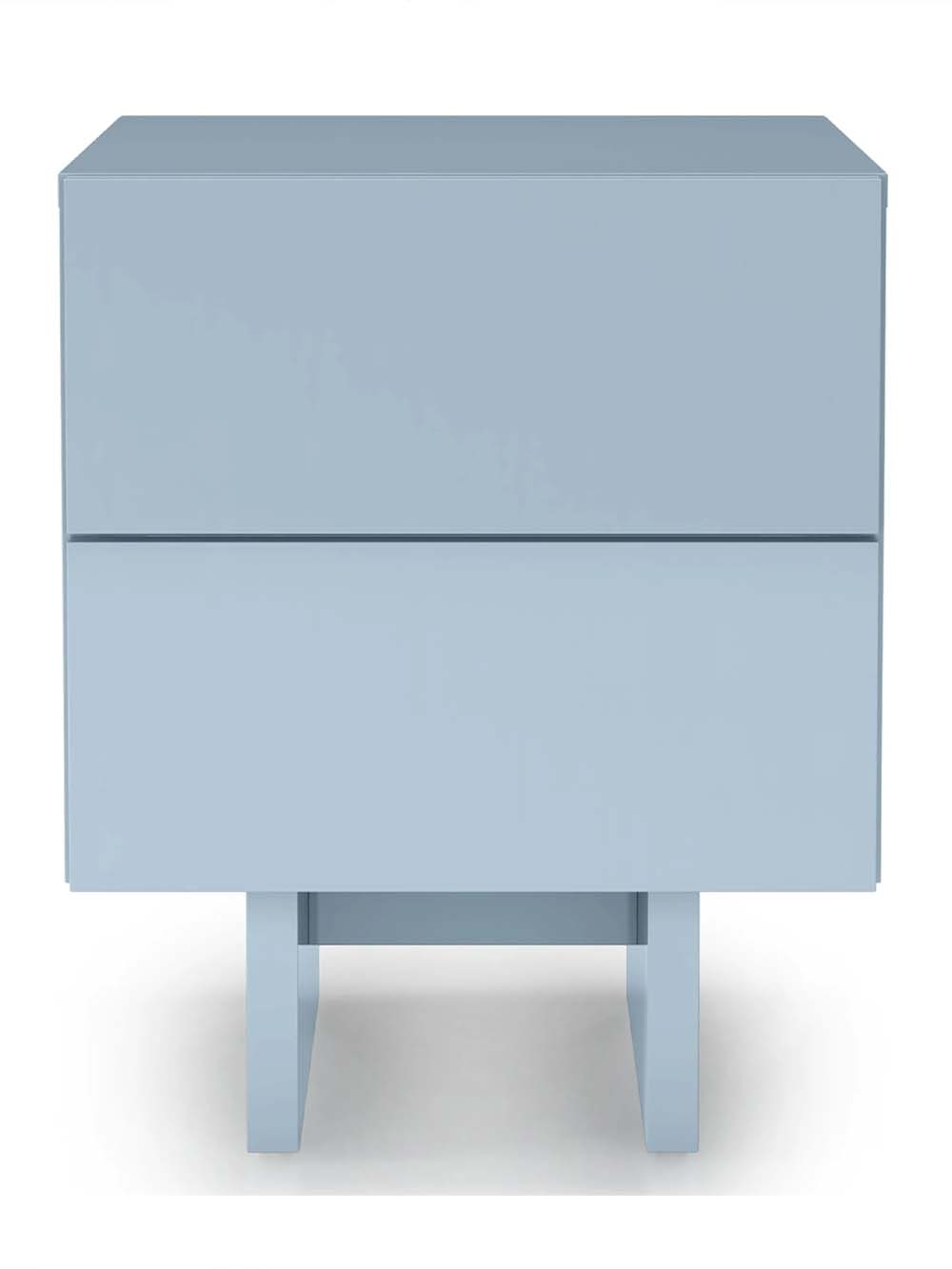 Naktinis staliukas Venus, 40 cm, pastelinė mėlyna, blizgus6