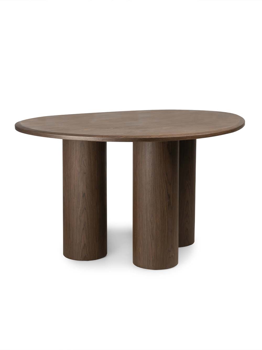 Valgomojo stalas Keren, 140 cm, tamsaus riešuto4