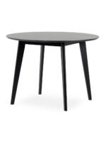 Apvalus valgomojo stalas Roxy, 105 cm, juoda - Image 8