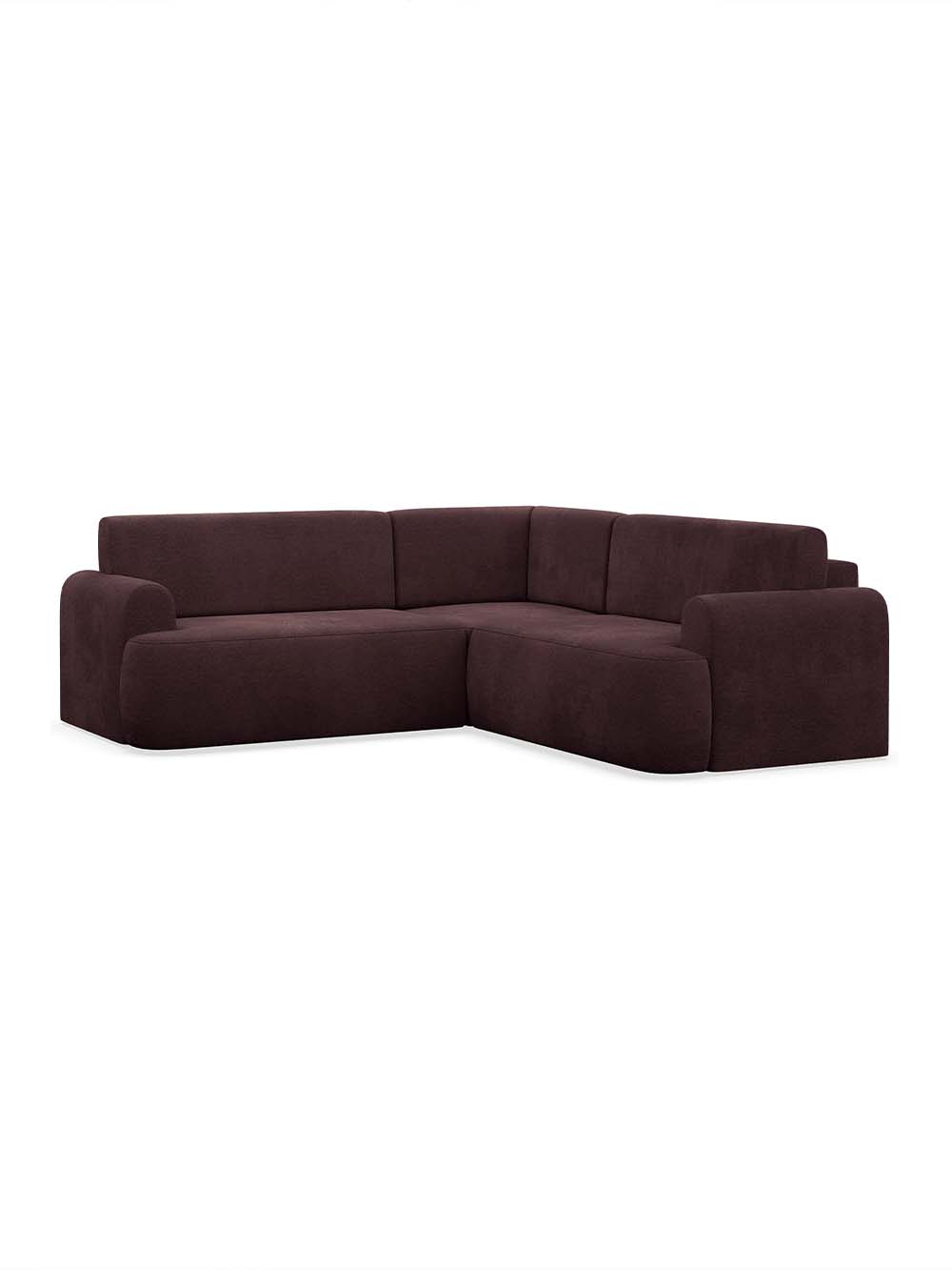Kampinė sofa Verona, rausvai ruda, šenilas2